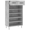 skoreol 60x35x105 cm konstrueret træ betongrå