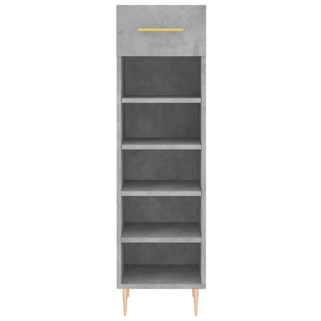 skoreol 30x35x105 cm konstrueret træ betongrå