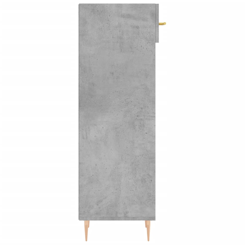 skoreol 30x35x105 cm konstrueret træ betongrå