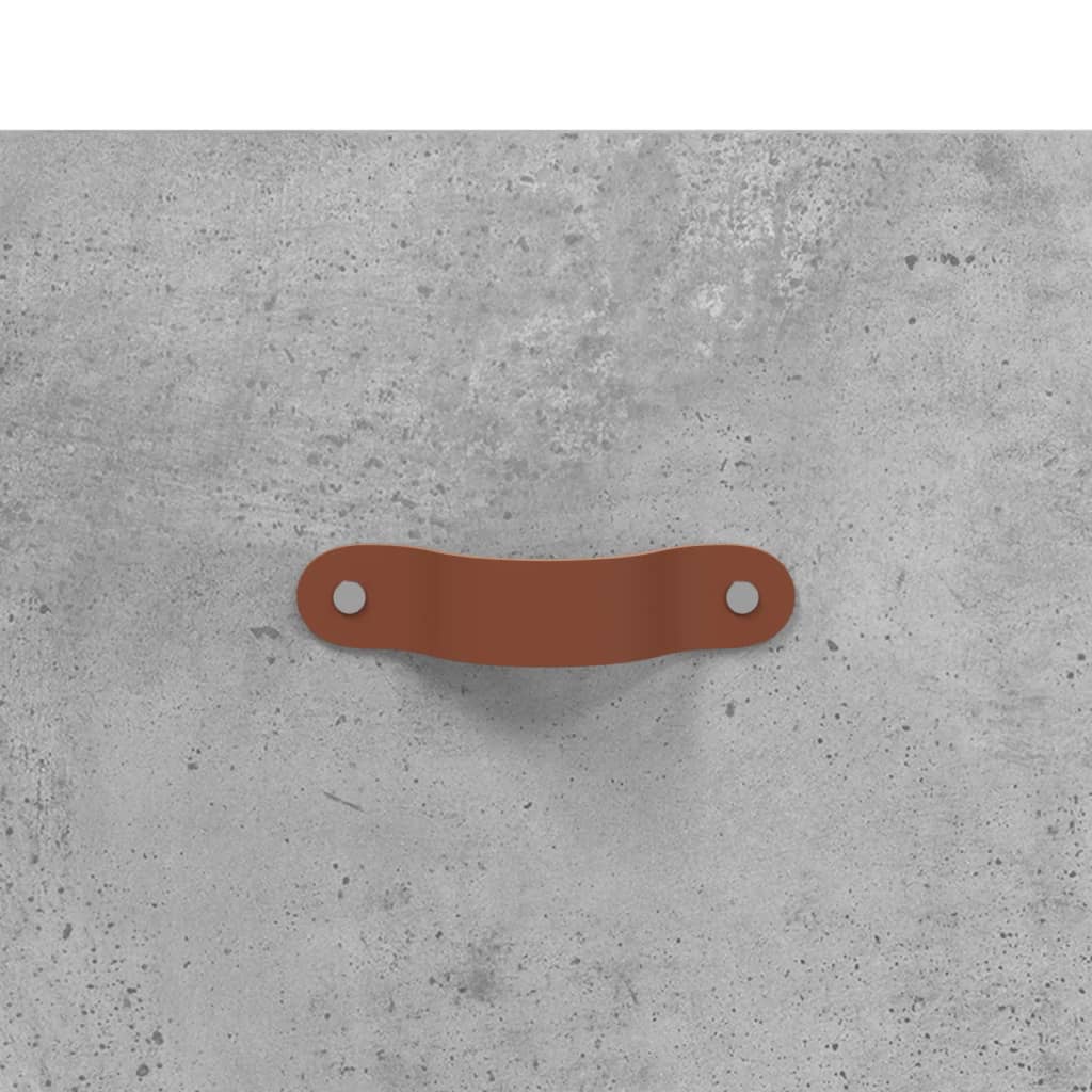 skab 69,5x31x115 cm konstrueret træ betongrå