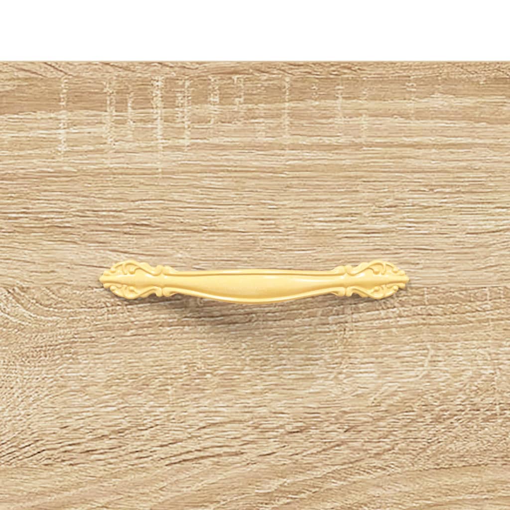 skab 69,5x31x115 cm konstrueret træ sonoma-eg