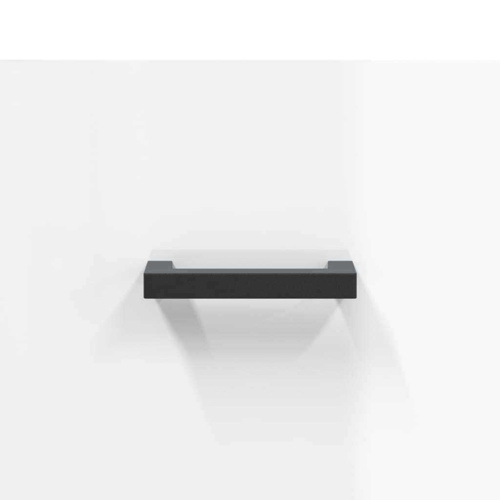 skab 69,5x31x115 cm konstrueret træ hvid højglans