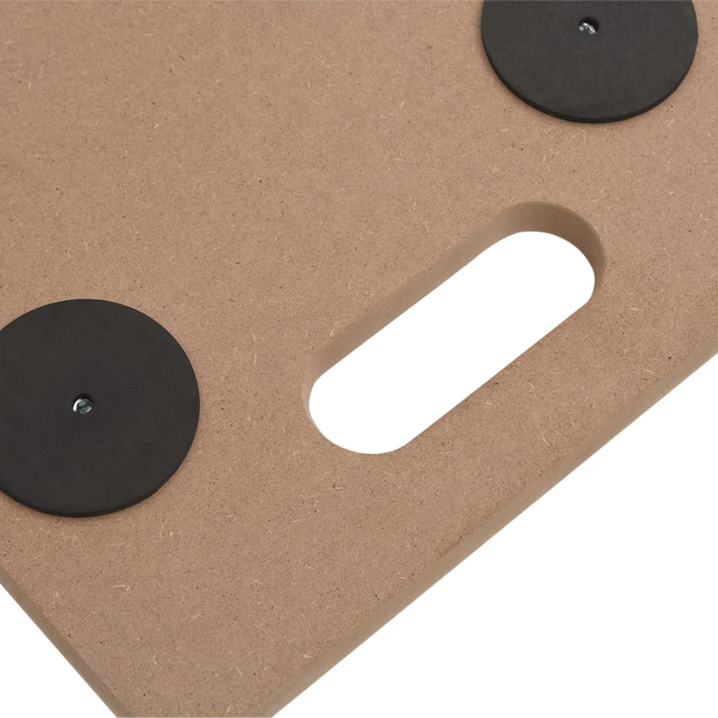 dollyvogne 2 stk. konstrueret træ rektangulær