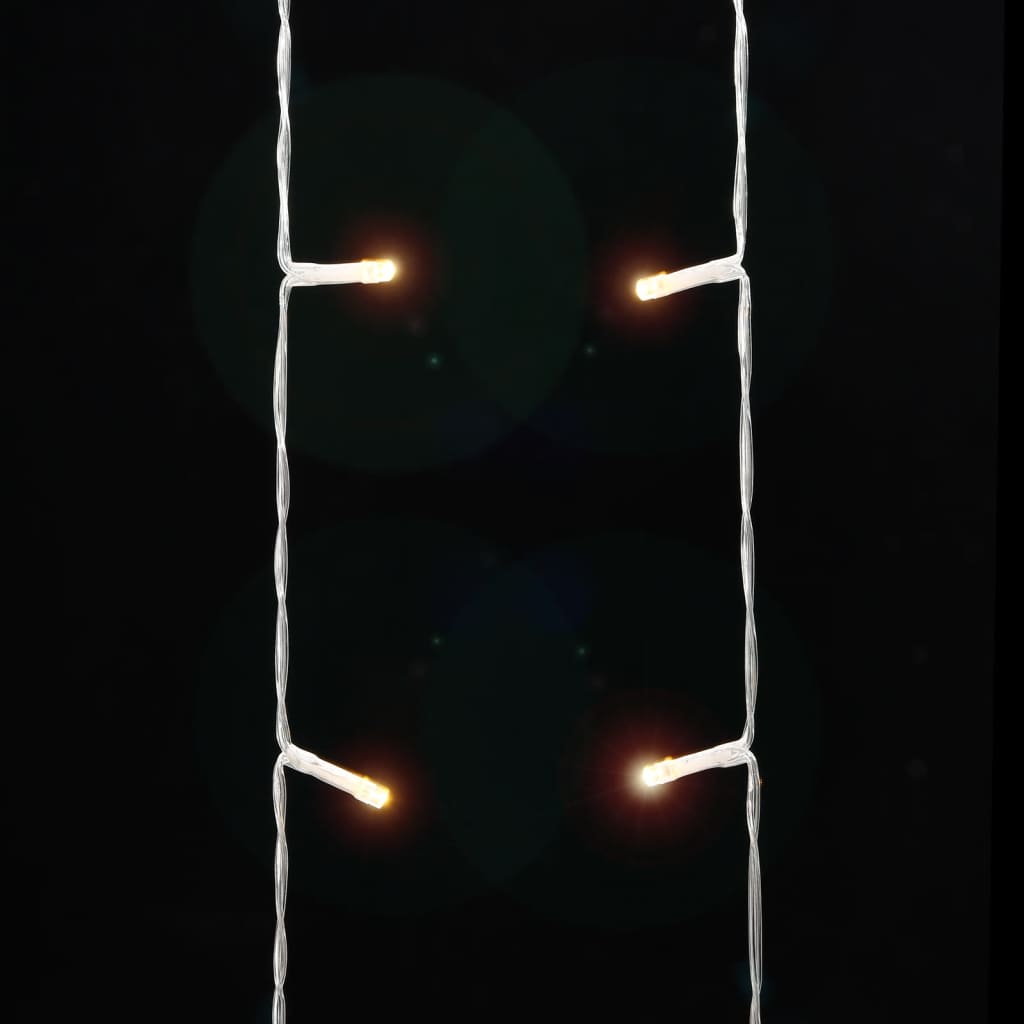 juletræslys 320 LED'er 375 cm varmt hvidt lys