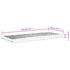 skummadrasser 2 stk. 90x190 cm 7 zoner hårdhed 20 ILD hvid