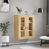 væghængt skab 69,5x34x90 cm konstrueret træ sonoma-eg
