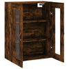 væghængt skab 69,5x34x90 cm konstrueret træ røget sonoma-eg