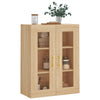 væghængt skab 69,5x34x90 cm konstrueret træ sonoma-eg