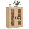 væghængt skab 69,5x34x90 cm konstrueret træ sonoma-eg