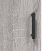væghængt skab 69,5x34x90 cm konstrueret træ grå sonoma-eg