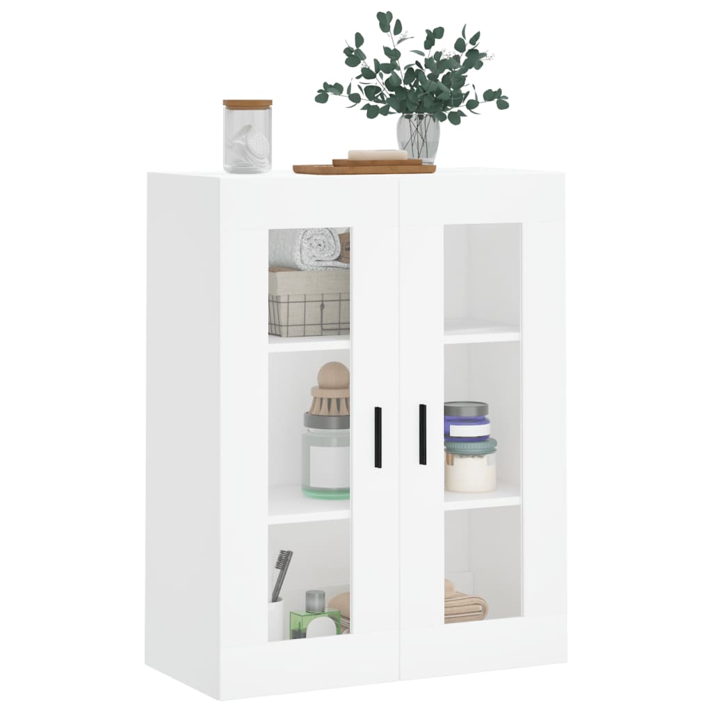 væghængt skab 69,5x34x90 cm hvid