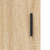 væghængt skab 69,5x34x90 cm konstrueret træ sonoma-eg