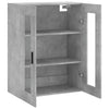 væghængt skab 69,5x34x90 cm konstrueret træ betongrå