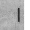 væghængt skab 69,5x34x90 cm konstrueret træ betongrå