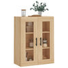 væghængt skab 69,5x34x90 cm konstrueret træ sonoma-eg