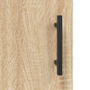 væghængt skab 69,5x34x90 cm konstrueret træ sonoma-eg