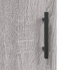 væghængt skab 69,5x34x90 cm konstrueret træ grå sonoma-eg