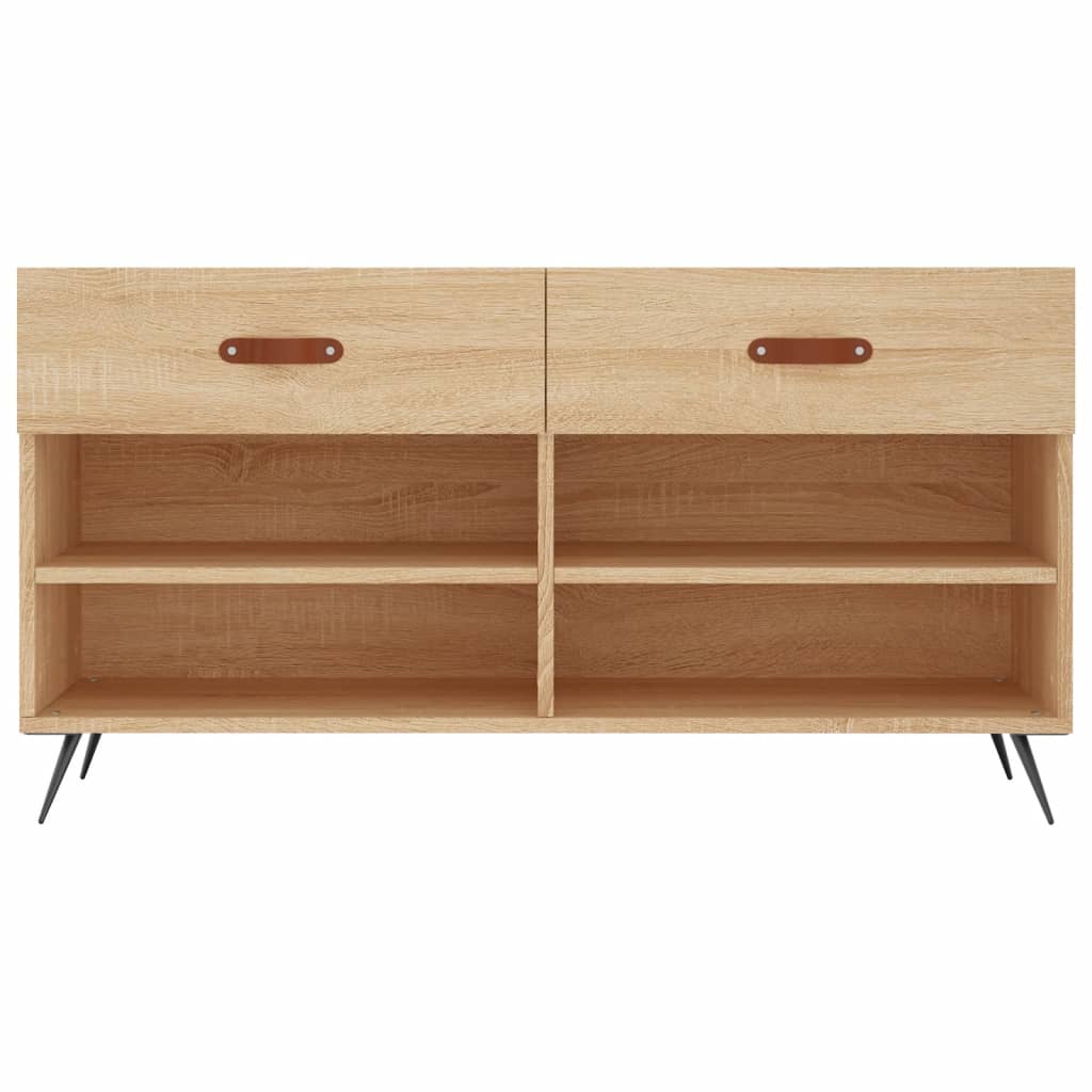 skobænk 102x35x55 cm konstrueret træ sonoma-eg