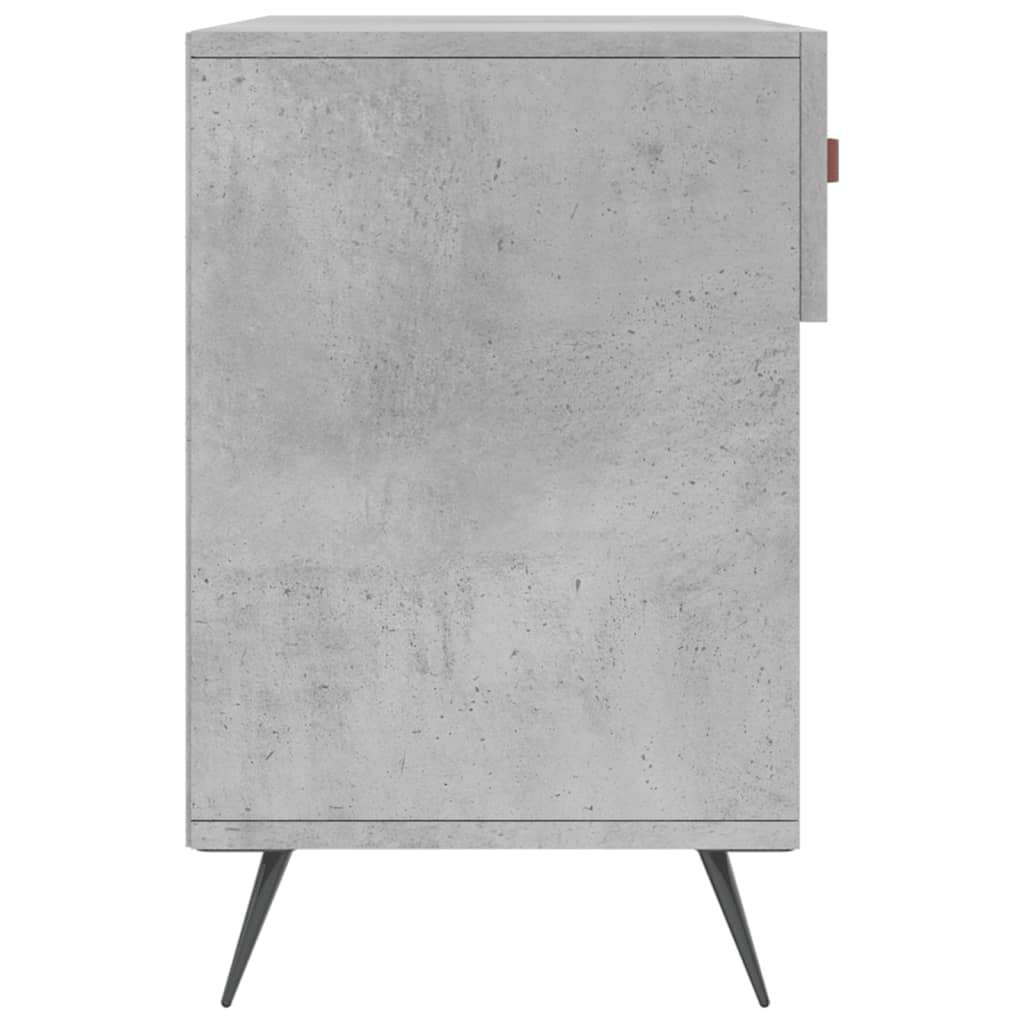 skobænk 102x35x55 cm konstrueret træ betongrå