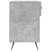 skobænk 102x35x55 cm konstrueret træ betongrå