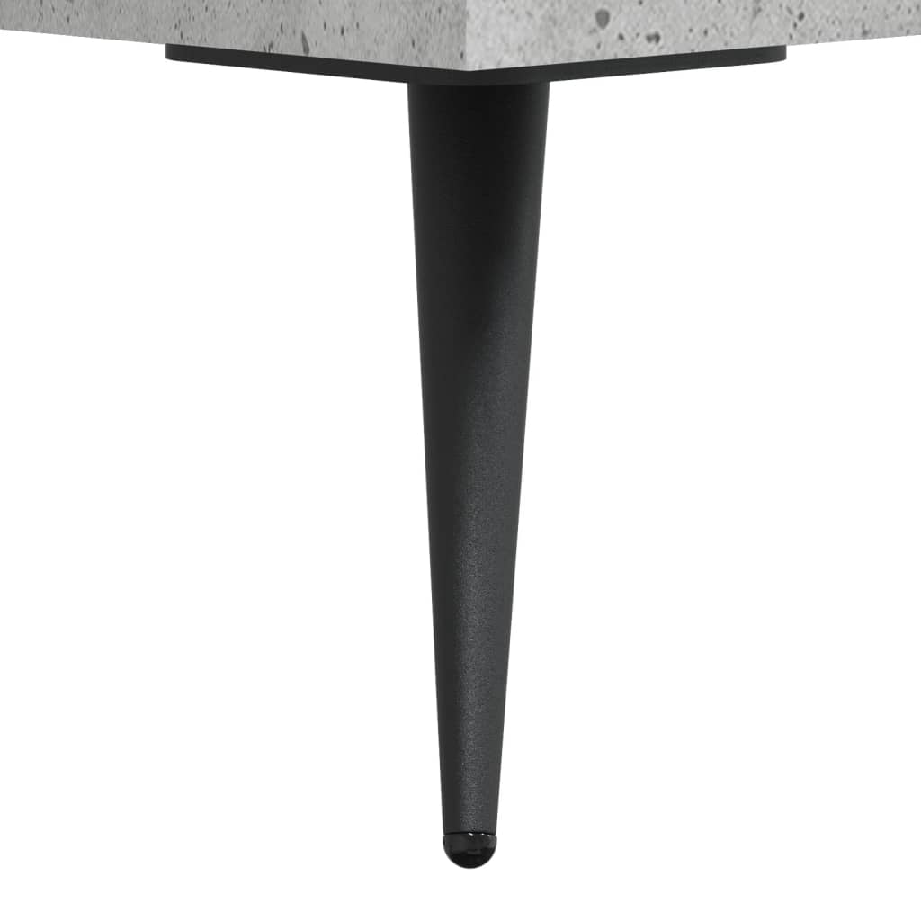skobænk 102x35x55 cm konstrueret træ betongrå