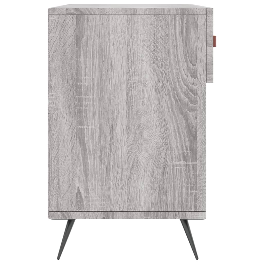 skobænk 102x35x55 cm konstrueret træ grå sonoma-eg