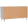 skobænk 102x35x55 cm konstrueret træ grå sonoma-eg