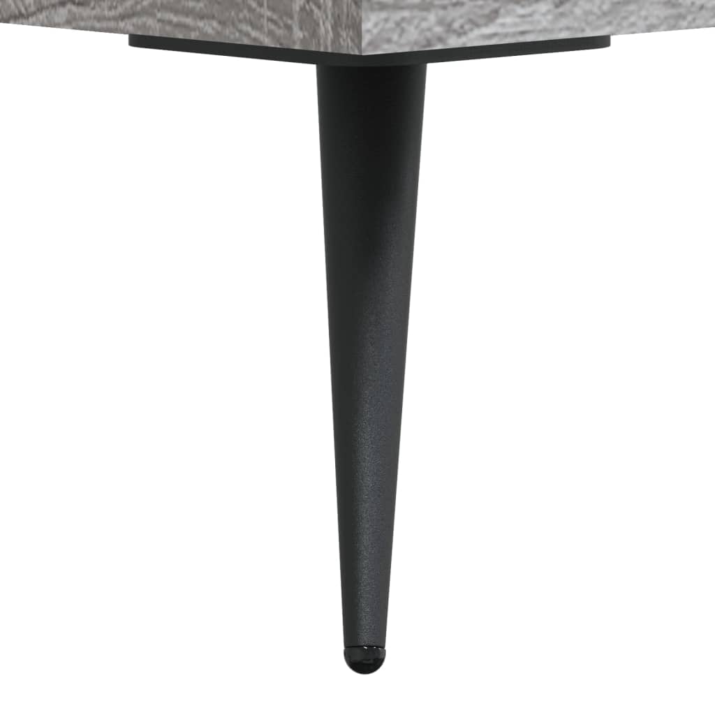 skobænk 102x35x55 cm konstrueret træ grå sonoma-eg