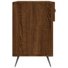 skobænk 102x35x55 cm konstrueret træ brun egetræsfarve