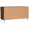 skobænk 102x35x55 cm konstrueret træ brun egetræsfarve