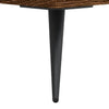 skobænk 102x35x55 cm konstrueret træ brun egetræsfarve