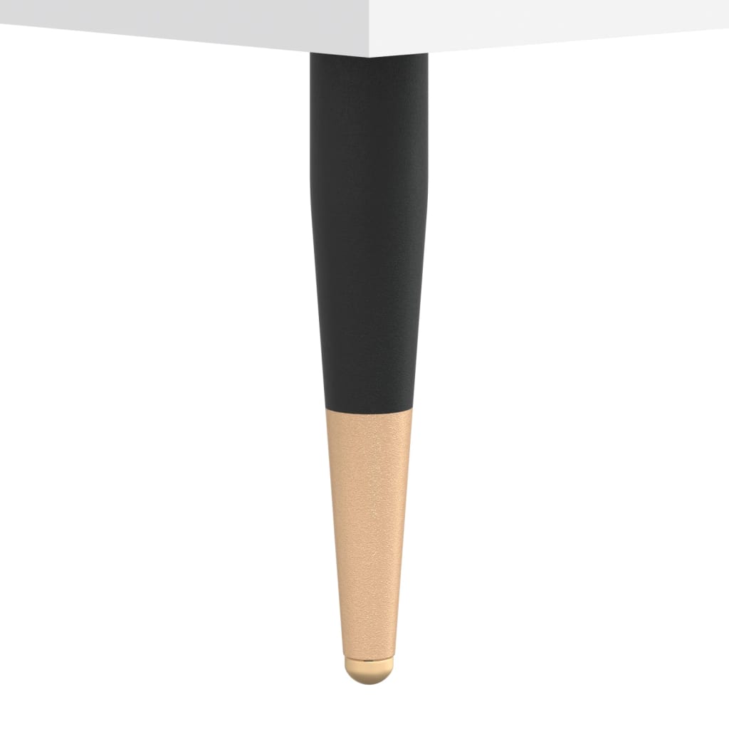 skobænk 102x35x55 cm konstrueret træ hvid
