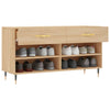 skobænk 102x35x55 cm konstrueret træ sonoma-eg