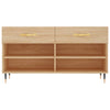 skobænk 102x35x55 cm konstrueret træ sonoma-eg