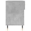 skobænk 102x35x55 cm konstrueret træ betongrå