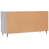 skobænk 102x35x55 cm konstrueret træ grå sonoma-eg