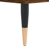 skobænk 102x35x55 cm konstrueret træ brun egetræsfarve