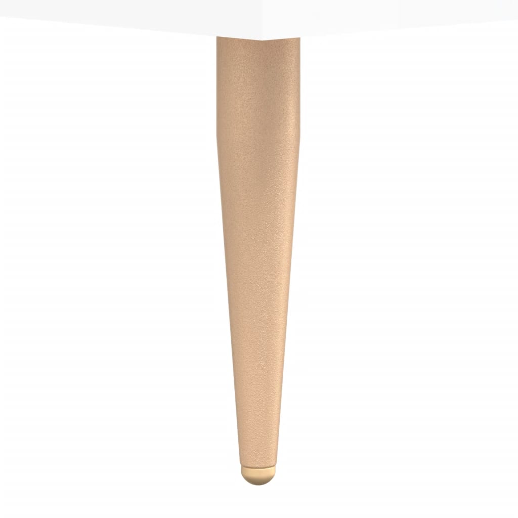 skobænk 102x35x55 cm konstrueret træ hvid højglans