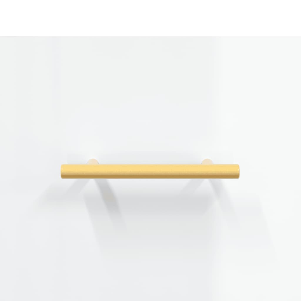 skobænk 102x35x55 cm konstrueret træ hvid højglans