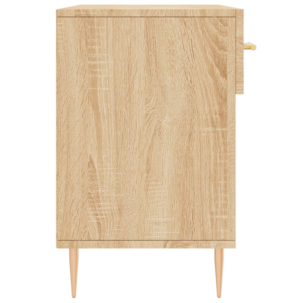 skobænk 102x35x55 cm konstrueret træ sonoma-eg