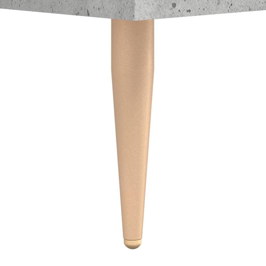 skobænk 102x35x55 cm konstrueret træ betongrå