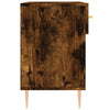 skobænk 102x35x55 cm konstrueret træ røget egetræsfarve