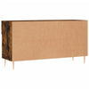 skobænk 102x35x55 cm konstrueret træ røget egetræsfarve