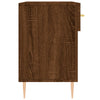 skobænk 102x35x55 cm konstrueret træ brun egetræsfarve