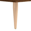 skobænk 102x35x55 cm konstrueret træ brun egetræsfarve