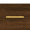 skobænk 102x35x55 cm konstrueret træ brun egetræsfarve