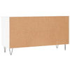 skobænk 102x35x55 cm konstrueret træ hvid