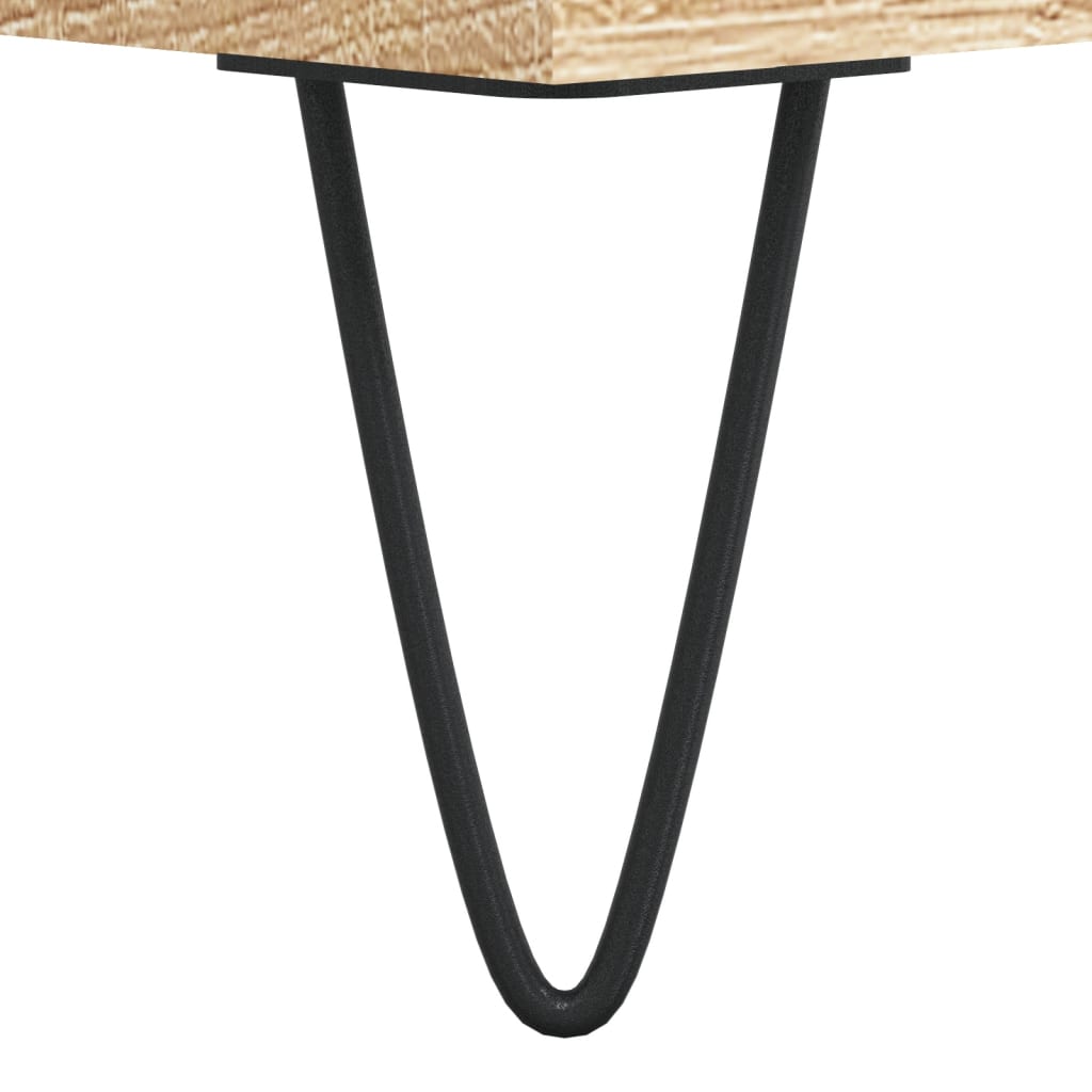 skobænk 102x35x55 cm konstrueret træ sonoma-eg