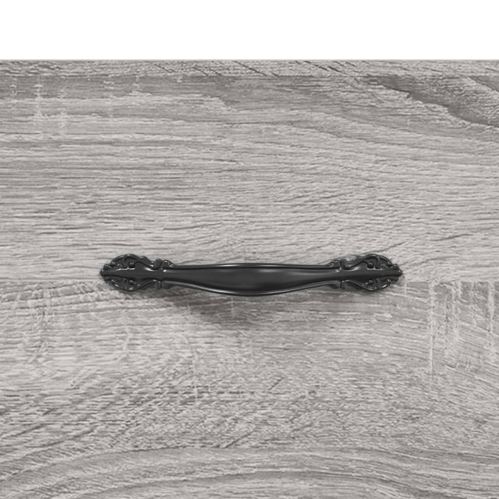 skobænk 102x35x55 cm konstrueret træ grå sonoma-eg