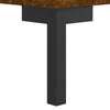 skobænk 102x35x55 cm konstrueret træ røget egetræsfarve